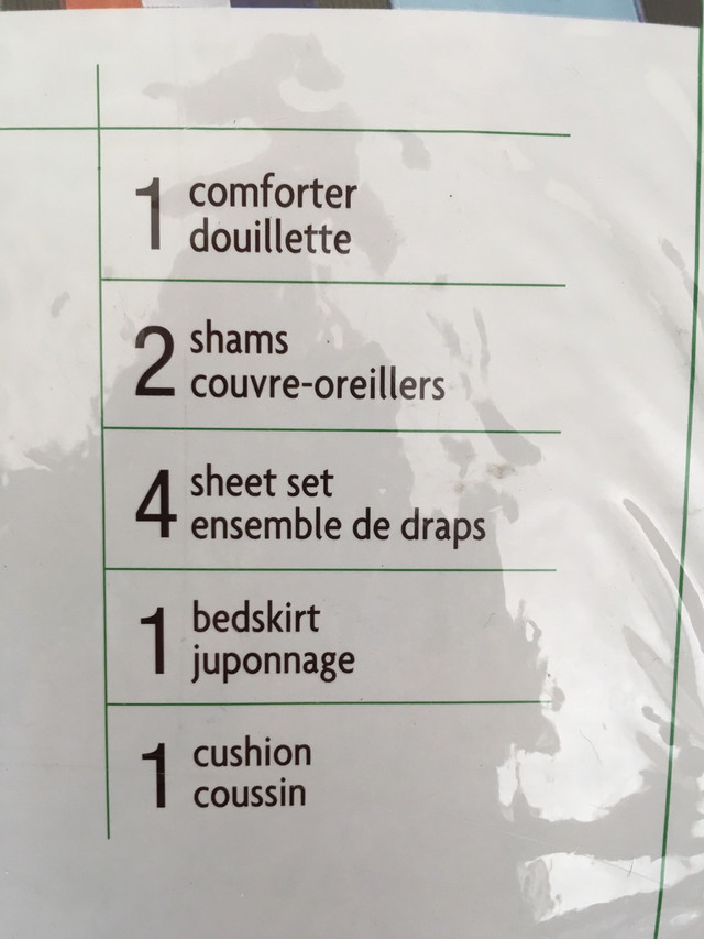 9 piece Starboard comforter set - Double  dans Literie  à Région de Mississauga/Peel - Image 3