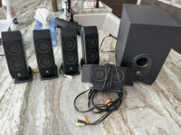Logitech X-540 5.1 Speaker System (Black)