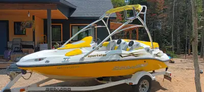 présentement à Coleraine dans la région de Thetford Mines... Petit bateau BRP Sea-Doo Sportster 155...