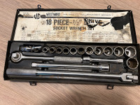 Westward 18 piece 1/2” Drive Socket Wrench Set
