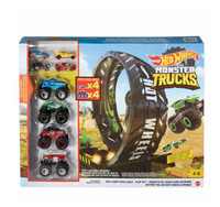 Hot Wheels Monster Trucks vs Hot Wheels Race Cars!