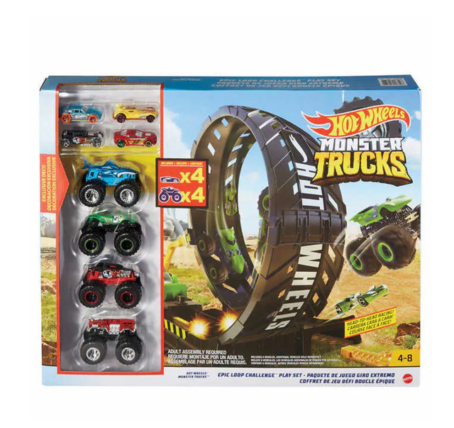 Hot Wheels Monster Trucks vs Hot Wheels Race Cars! in Toys & Games in Markham / York Region