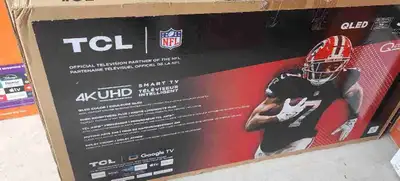43" TCL QLED 4K GOOGLE SMART TV ON SALE, View more