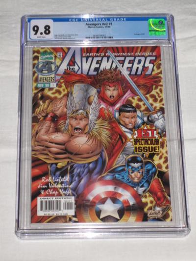 Marvel Comics Avengers#1 CGC 9.8 comic book, View more