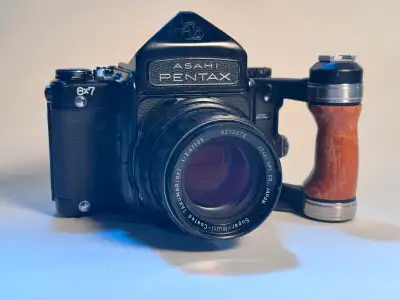 Pentax 6x7 MLU camera, View more