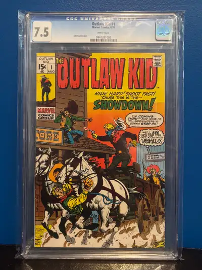 The Outlaw Kid #1 (1970) CGC 7.5, View more