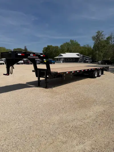 Brand new 2026 Norbert’s 30ft gooseneck complete with two tandem 10,000 pound spring axle Dexter axl...