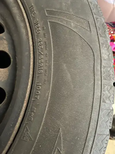 Tires are in very good shape and come with rims as well. Should last about 3 more seasons. Also incl...