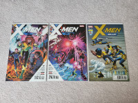 X-Men Blue #1, #2 and #1 variant cover by Jack Kirby