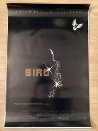Original 27x40 1/2” poster from the movie BIRD.