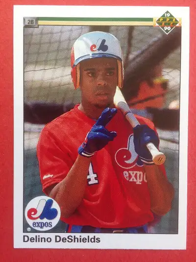 Upper Deck 1990 #746 Delino DeShields Rookie Card Montreal Expos, View more