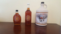 100% Pure local maple products (Syrup, butter, and sugar)