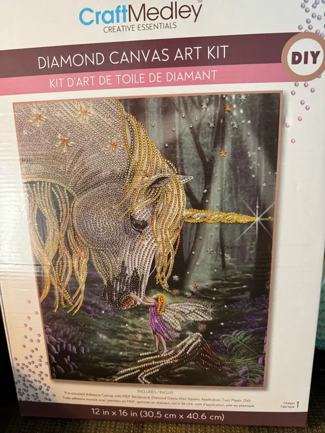 CraftMedley Diamond Canvas Art Kit in Hobbies & Crafts in Ottawa - Image 2