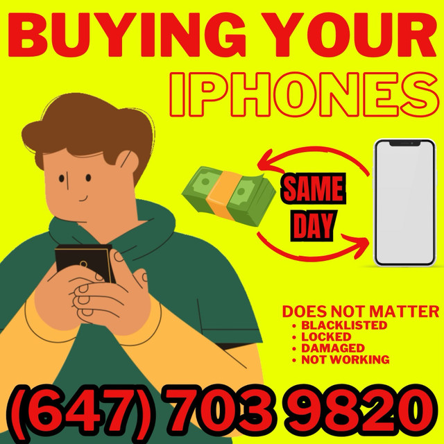SELL ME YOUR PHONES IN WHATEVER CONDITIONS  in Cell Phones in Hamilton