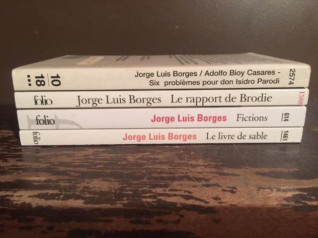 Jorge Luis Borges dans Ouvrages de fiction  à Ville de Montréal