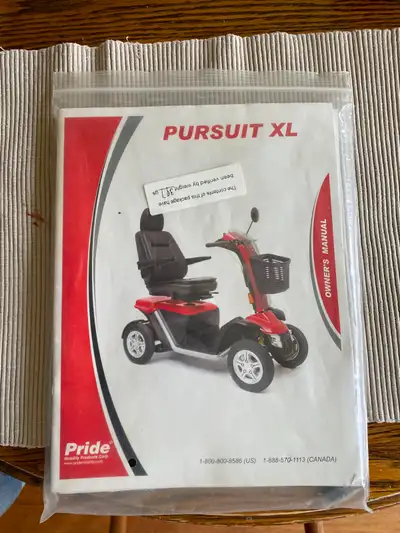 Pride Pursuit XL Mobility Scooter, View more
