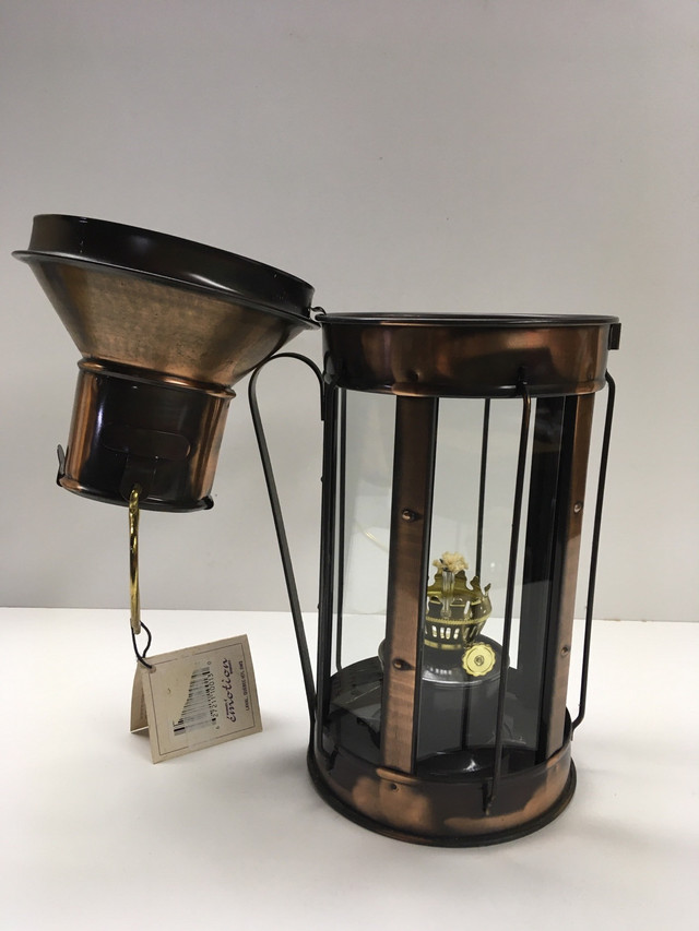 Lanterne (neuve) fini cuivre antique, décorative ou fonctionnel dans Art et objets de collection  à Ville de Montréal - Image 2