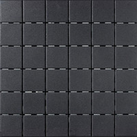 2 in X 2 in (2”x2”) porcelain tile mosaic black 
