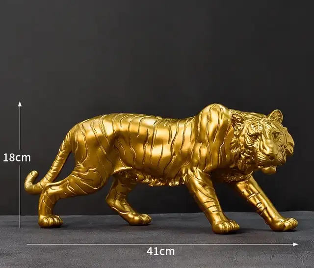 Gold Tiger Statue628543923306261213