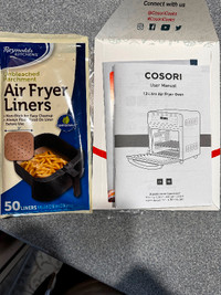 NEW 12 liter Cosori Air Fryer, never used