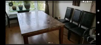 Mosaic stone dining table, View more