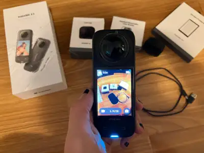 Insta360 x3 action camera, View more
