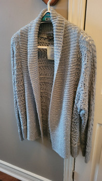 Grey and Silver Cardigan