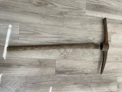 old broken pic axe , View more