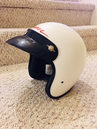 Ranger White Open Face Solid 3/4 Child's Helmet