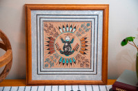 Vintage Framed Navajo Sand Art (Please Read Ad)