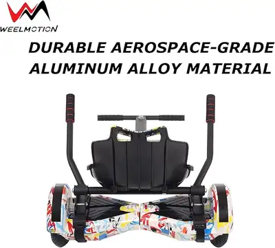 Brand new hoverboard go-kart attachment Universal fit for most 6.5" to 10" hoverboards, adjustable l...