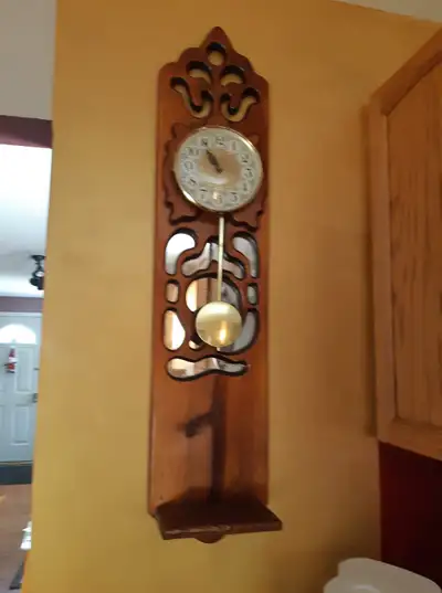 Battery-powered wall clock, View more