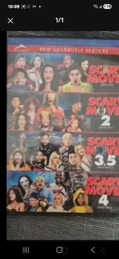 Scary Movie Quadruple Feature DVD, View more