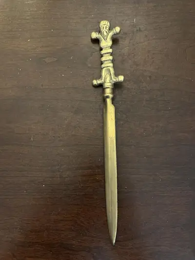 Vintage Brass Letter Opener, View more