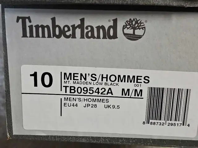 Timberland Men's Mt. Maddsen leather Boot US10 Black in Men's Shoes in Markham / York Region - Image 5