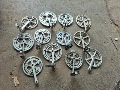Various Road bicycle crank sets, View more