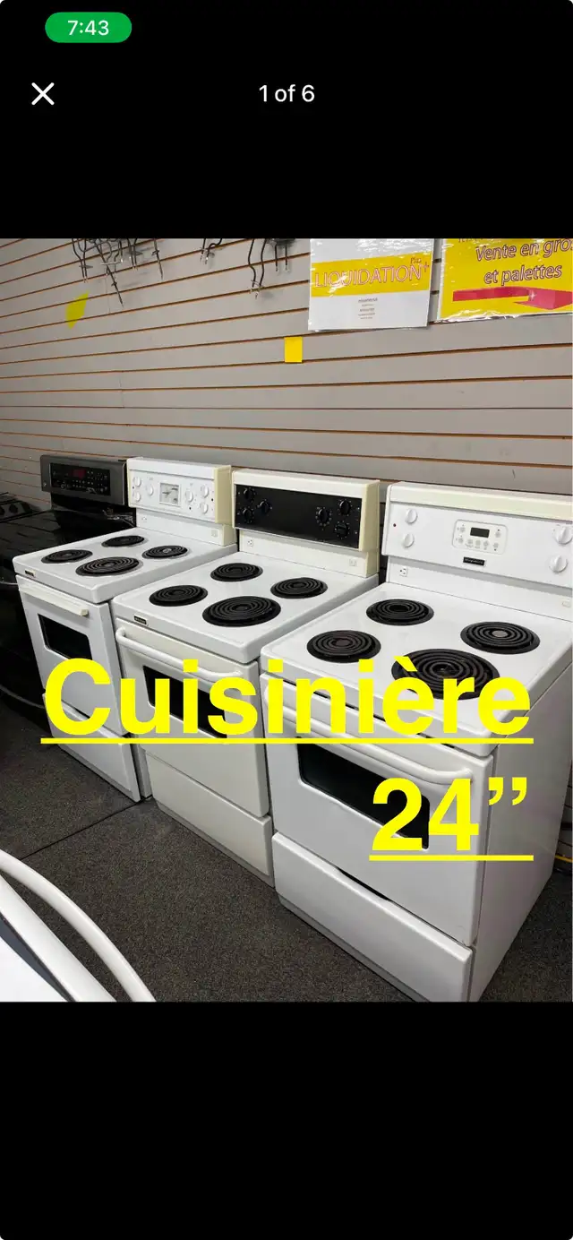 Électroménagers à partir de $199 frigo 24”28”30”33” et plus .. in Stoves, Ovens & Ranges in City of Montréal - Image 9
