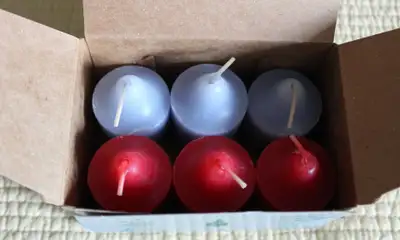 Partylite One Full Box 6 Pieces Sampler Votive 2" x 1½" Candles, View more