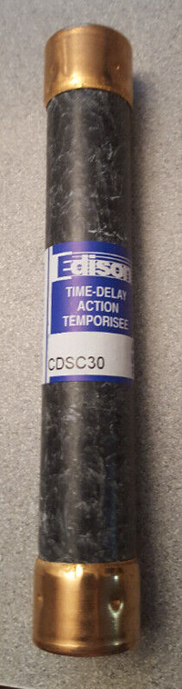 FUSIBLE TIME DELAY TYPE D, S52 , 600V NEUF NEW CDSC30