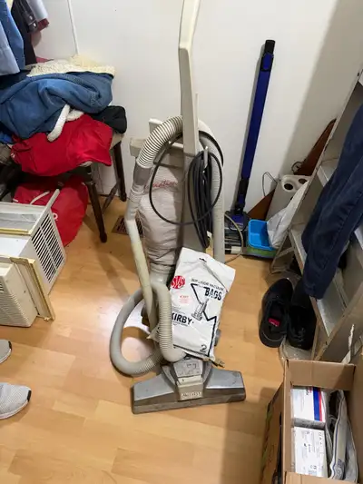 This older model Kirby vacuum works as it should. Everything is included with it it’s being sold bec...