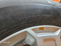 Tires on rims 245/75 r17