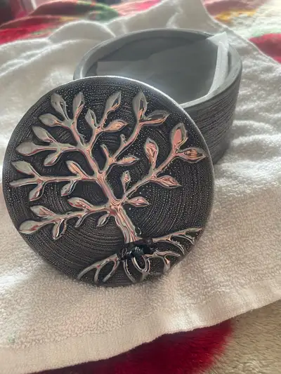 RARE Vintage TREE OF LIFE Jewelry Box, View more
