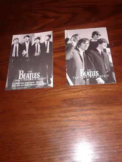 2 BEATLES POST CARDS, View more