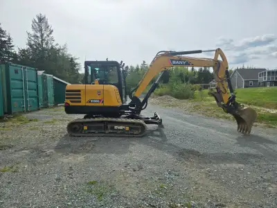 2022 Sany SY60C Excavator Approx 785 hours 48" Ditching Bucket & 30" Digging Bucket included in pric...