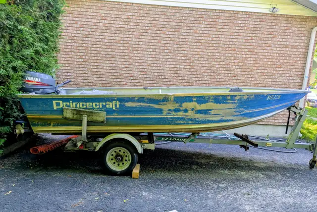 Princecraft Springbok 14' Princecraft (Aluminum V-hull) in Powerboats & Motorboats in Gatineau - Image 3