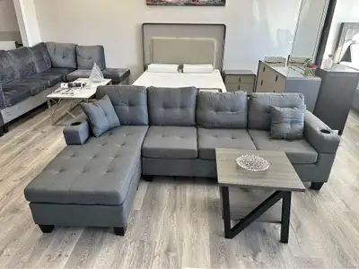 Brand New Sectional Sofa – Big, Cozy, and Comfortable., View more