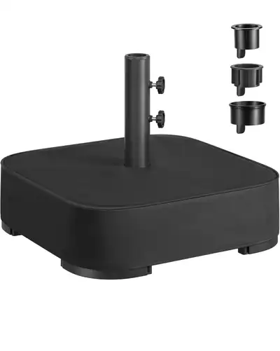 Brand new SONGMICS Umbrella Base, Square Patio Umbrella Stand, Sand Fillable Bag 88 lb, for 5-10 ft...