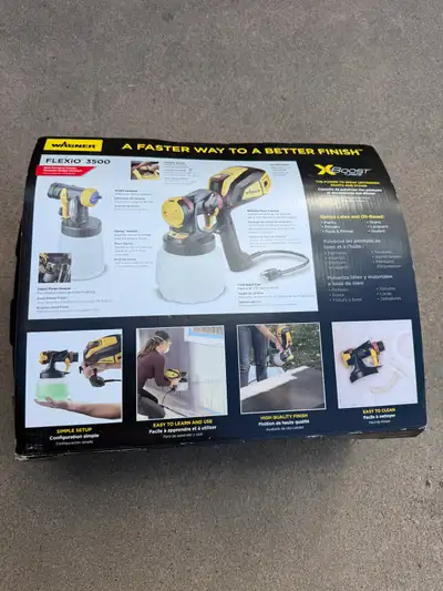 Brand New Wagner FLEXiO 3500 Paint Sprayer, View more