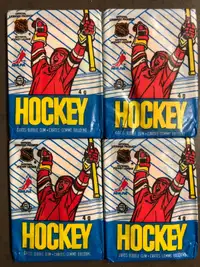 1989-90 OPC Unopened Hockey Packs