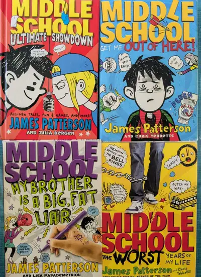 James Patterson Middle School Book Bundle, View more